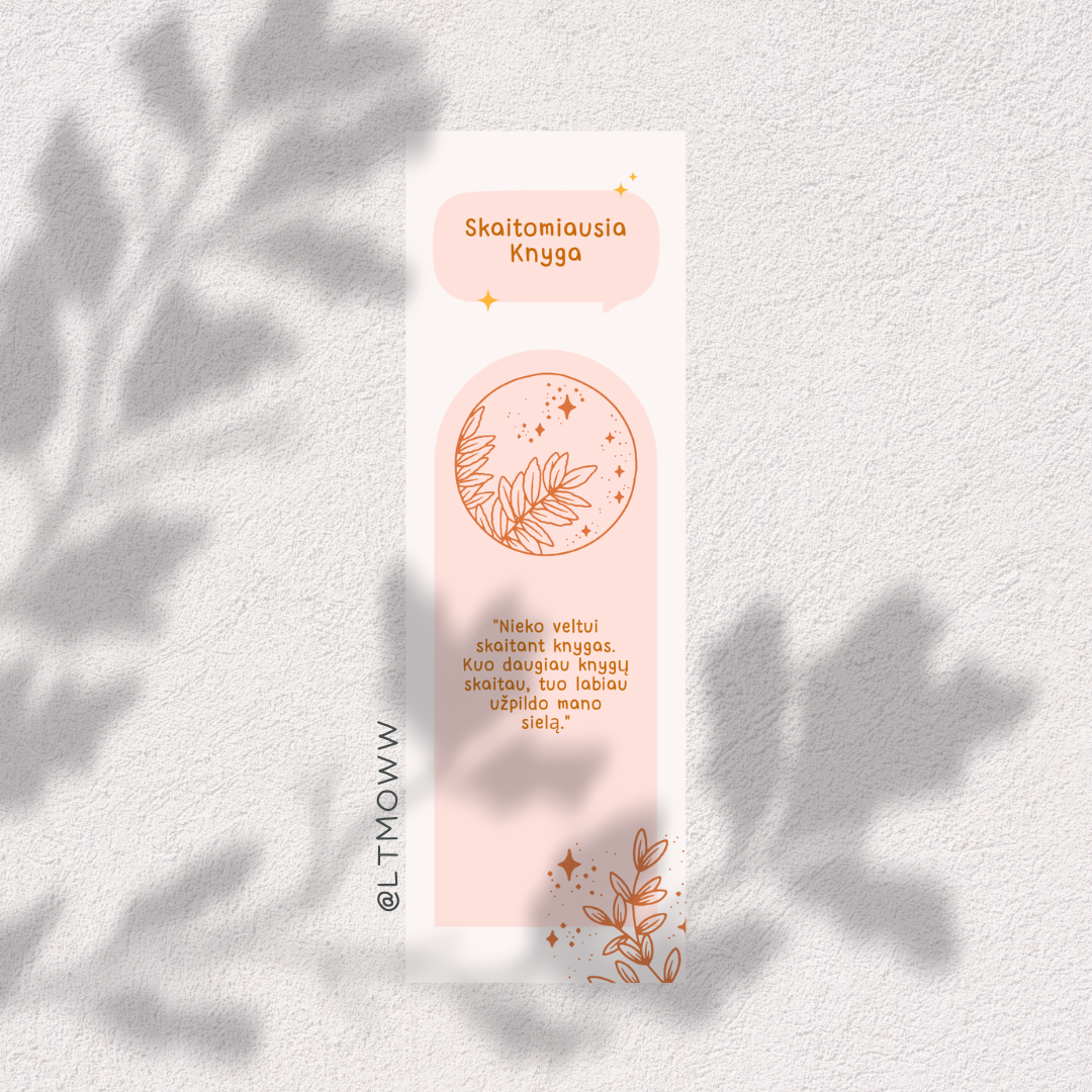 „Sielos užpildymas“ – Estetiškas skirtukas tavo skaitiniams