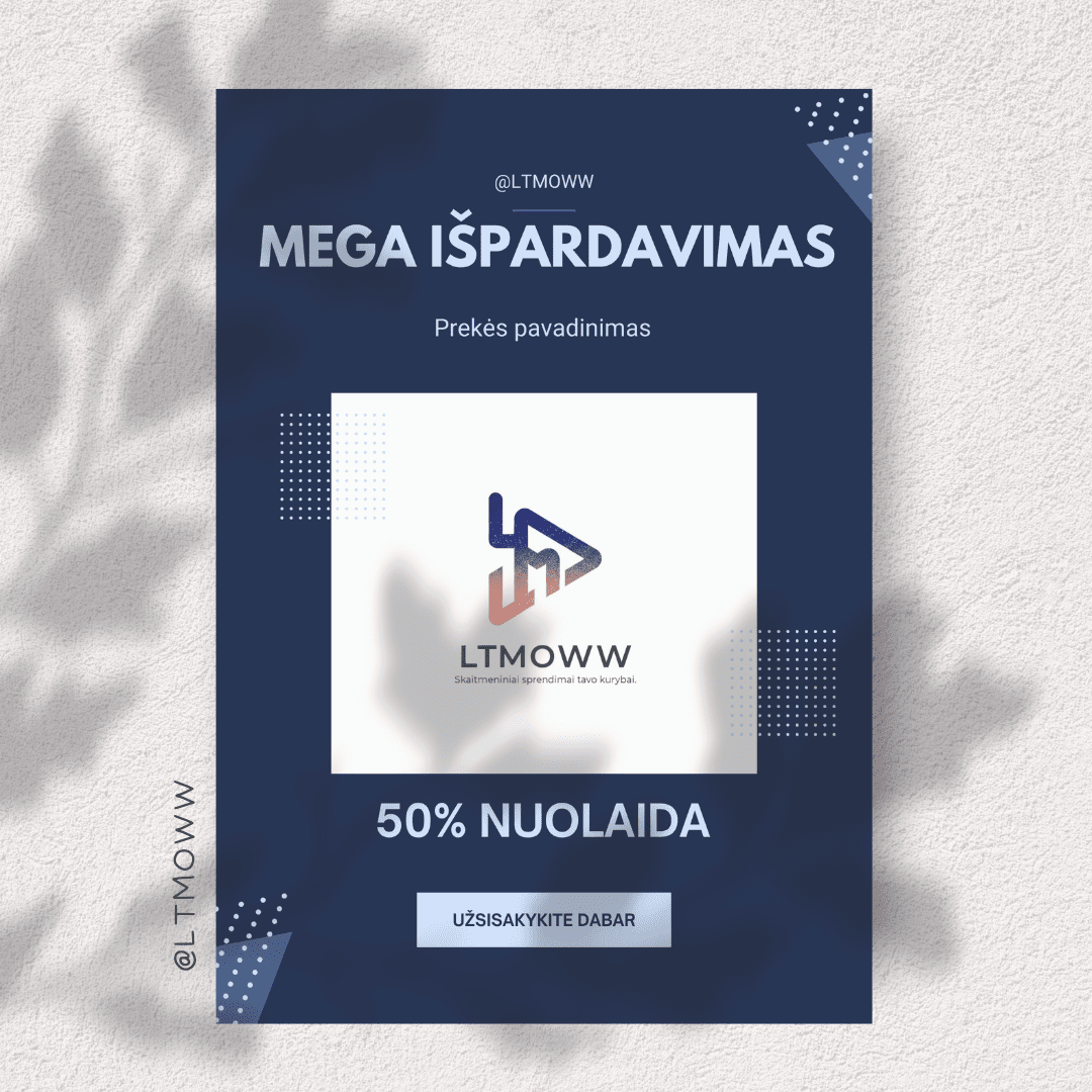 MEGA IŠPARDAVIMAS: Skaitmeniniai sprendimai jūsų kūrybai - LTMOWWDigital