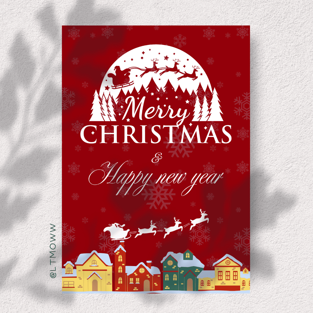 Pagrindiniai vizualiniai elementai Šventinis sveikinimas: - LTMOWWDigital