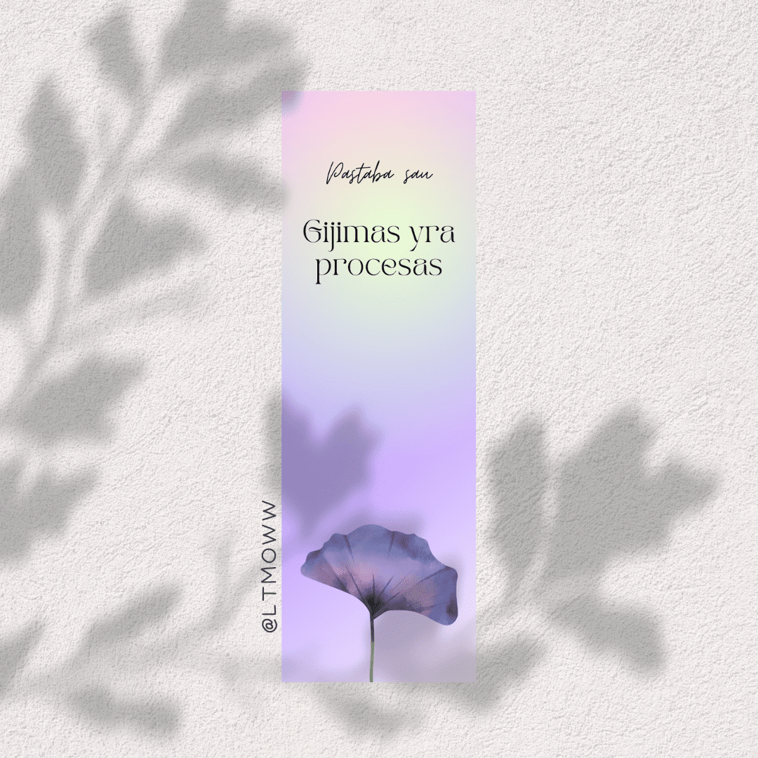 „Pastaba sau“ – Skirtukas tavo vidinei ramybei - LTMOWW