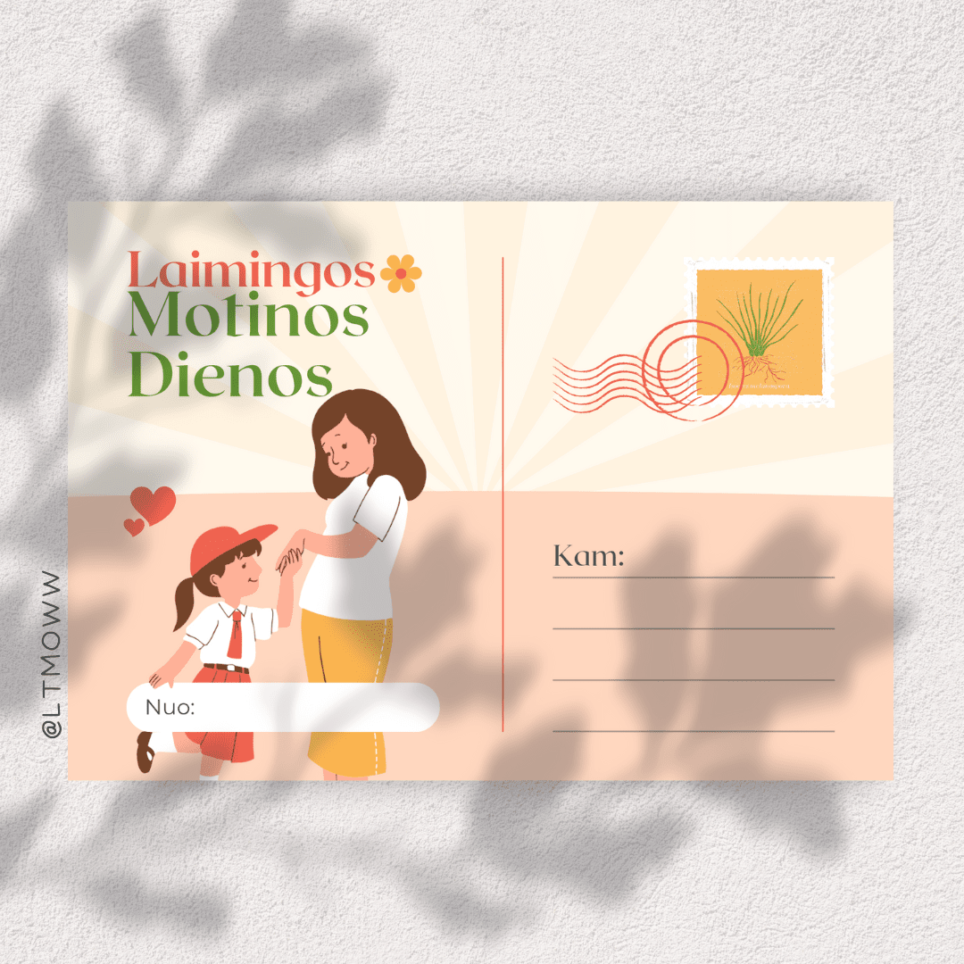 Vizualinis išpildymas ir elementai: Šventinis pasveikinimas: - LTMOWWDigital